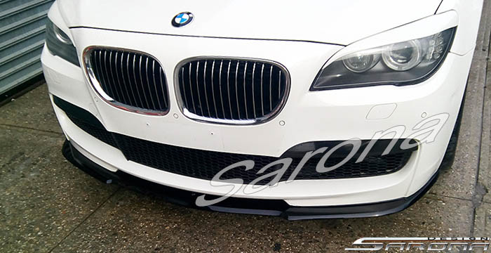 Custom BMW 7 Series  Sedan Front Lip/Splitter (2009 - 2015) - $399.00 (Part #BM-079-FA)
